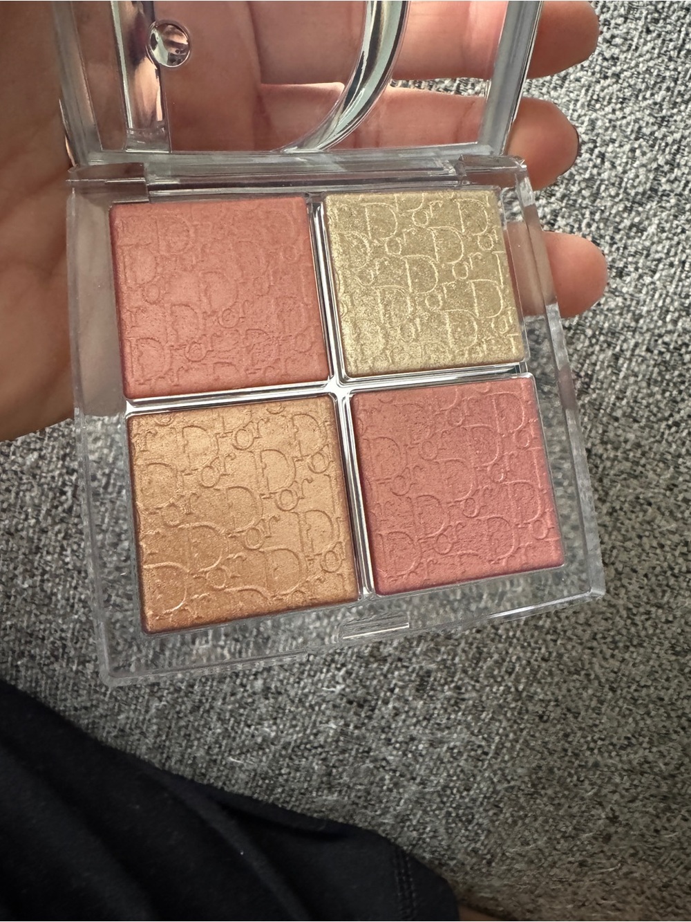 NIB Dior “Backstage Glow Maximizer Palette” 003 Pearly Peach Glow - Picture 5 of 12